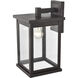 Bowton 1 Light 15.25 inch Powder Coated Bronze Outdoor Wall Sconce